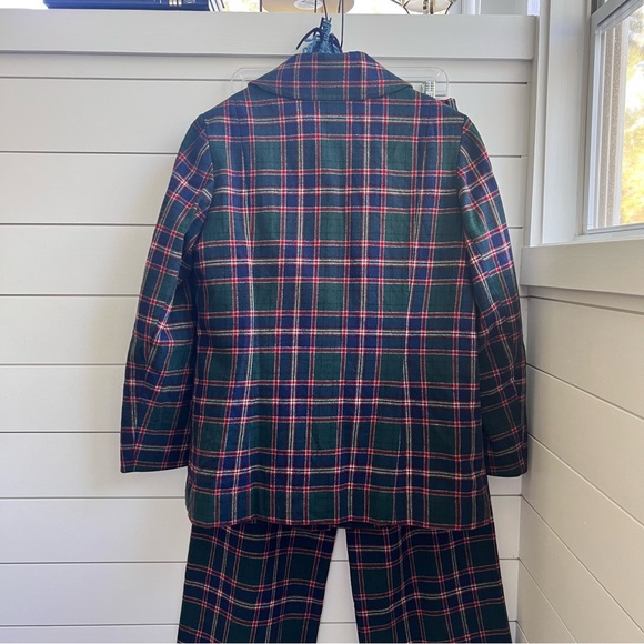 Pendleton vintage 90s Virgin Woolen Plaid Jacket and Pant Suit 16 - Picture 6 of 11